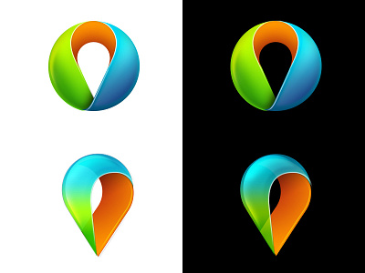 Logo Mark Exploration color colorful design exploration identity logo mark movement shape