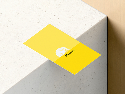 Mockup for Portrait Business Card