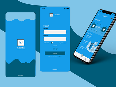 #Exploration Redesign Loundry Apps apps blue branding clean design exploration login page logo minimalism mobile mobile apps mockups redesign register ui uiux user interface ux