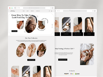 Jewelry UI Web Design dailyui figmadesign ui uidesign uidesigner uitrends uiux uiuxdesign uiwebdesign userinterface webdesign