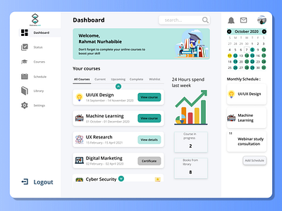 Online Course Dashboard