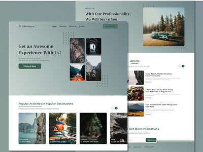 Adventura Landing Page