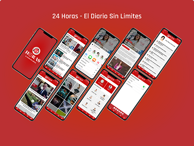 24 Horas - Full App Design app figma flutter