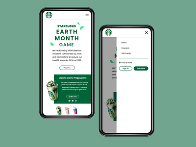 Starbucks Mobile Site Redesign