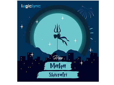 Maha Shivratri Post design illustration maha shivratri vector