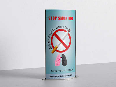 Stand no smoking design