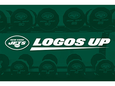 LOGOS UP creative design football jets new york new york city new york jets nfl nyc poster print