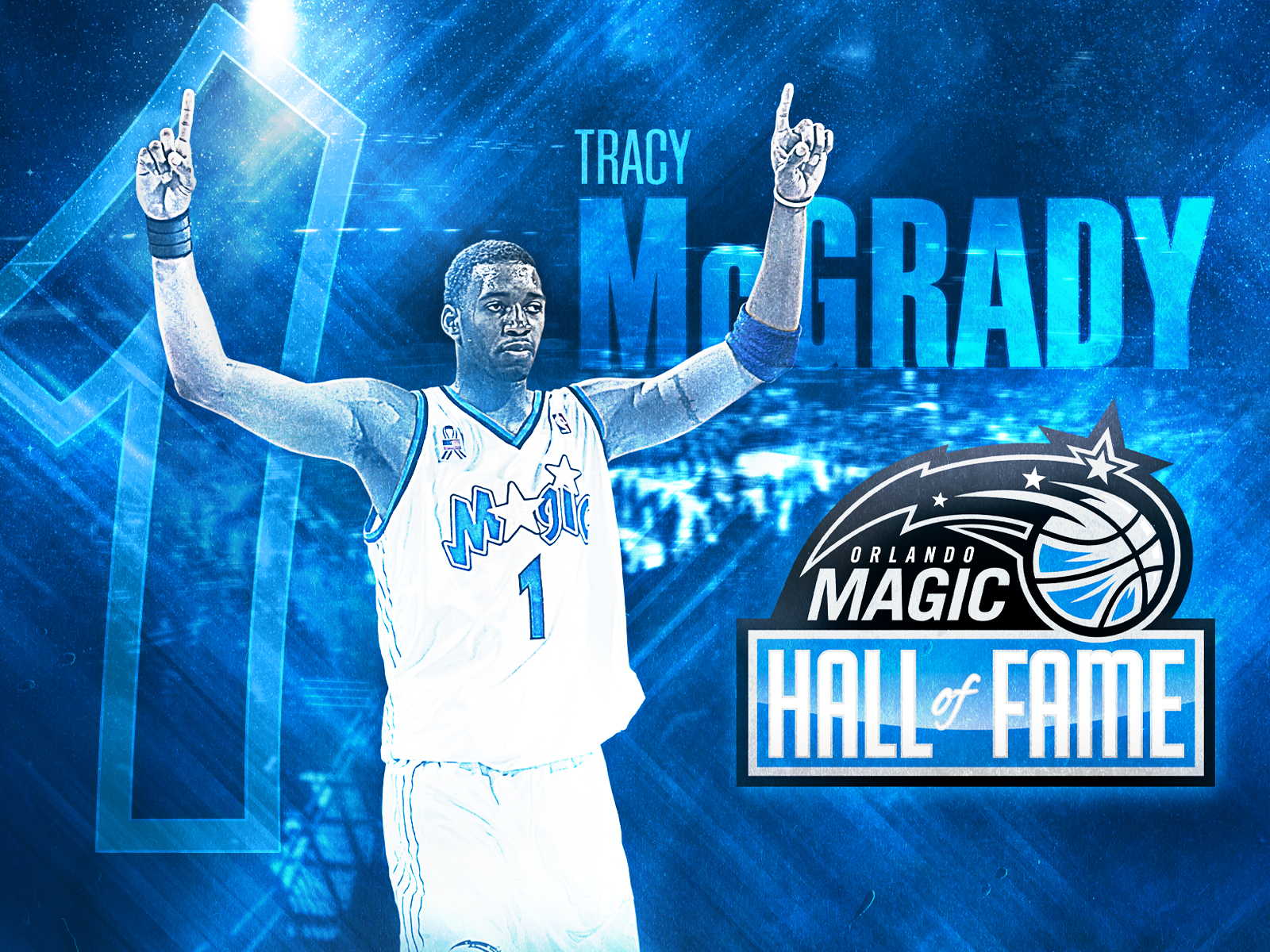 TMAC social media hall of fame nba orlando magic magic graphic design creative design