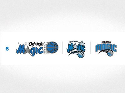 Logo Footer basketball blue design fl gameday magazine magic nba orlando orlando magic print