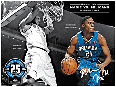 TMac Giveaway basketball design fl gameday giveaway magic nba opening night orlando orlando magic photography print