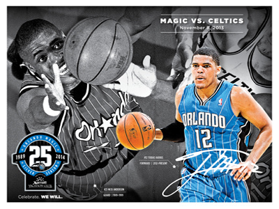 Nick Anderson Giveaway 25th anniversary basketball design fl magic nba orlando orlando magic photography print