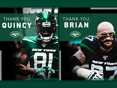 Thanky You Graphics creative design football jets new york new york city new york jets typography