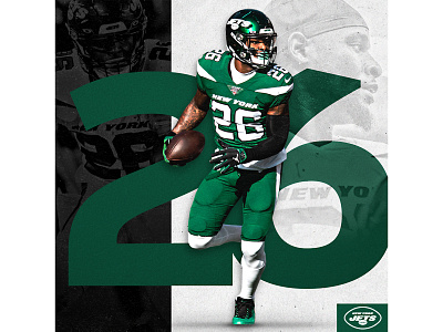 26 DAY COUNTDOWN countdown creative design graphic design jets new york new york city new york jets nfl photoshop social media typography