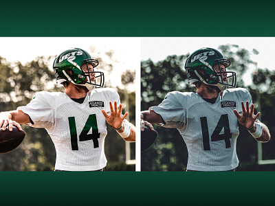 DARNOLD BEFORE AND AFTER creative editing new york new york city new york jets nfl