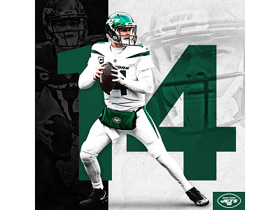 14 DAY COUNT DOWN creative graphic design jets new york new york city new york jets nyj photoshop social media typography