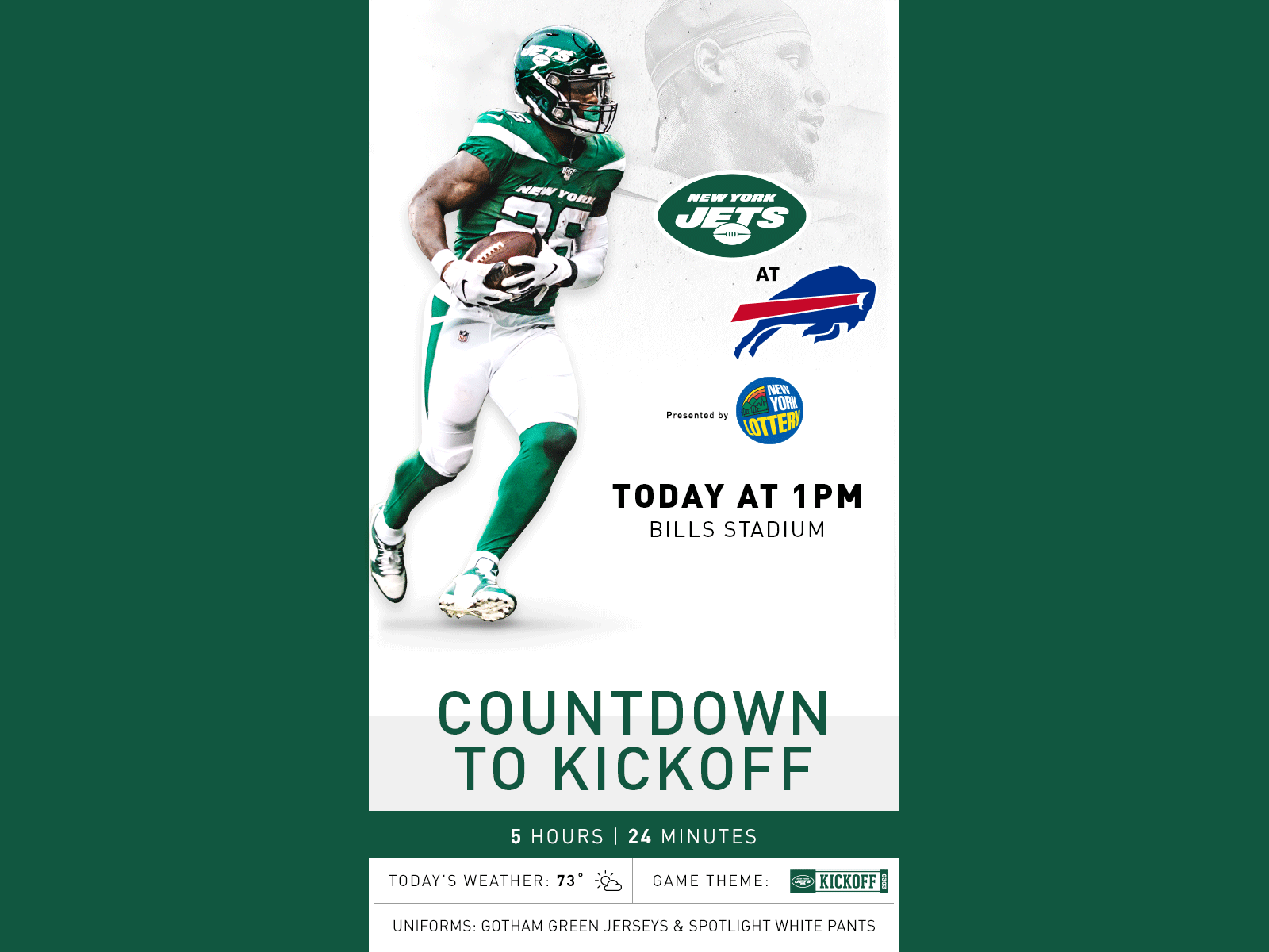 EMAIL JETS VS BILLS creative design email football graphic design jets new york new york city new york jets nfl photoshop typography