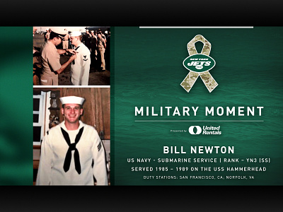 Jets Military Service Member Moment