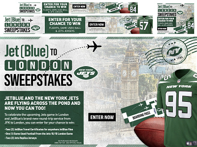Jets in London creative football graphic design jetblue jets london new york city new york jets nfl typography