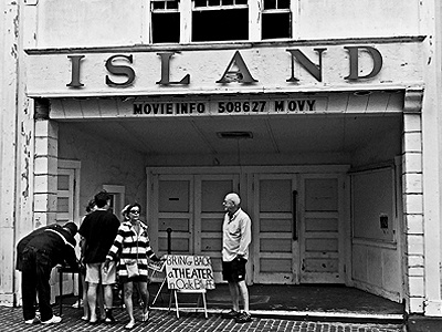 Theater black and white creative design iphone island marthas vineyard mv photo editing photography print theater