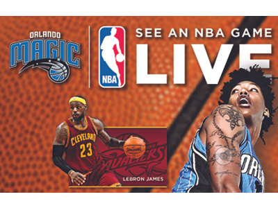 NBA Live basketball blue creative design florida magic mall orlando orlando magic print pure magic typography