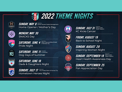 2022 Theme Nights