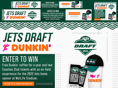 Jets x Dunkin' Draft