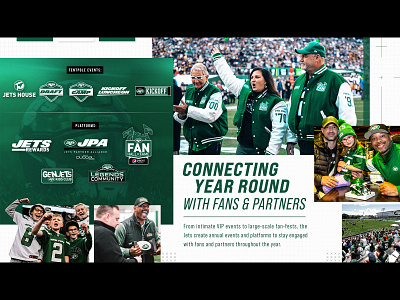 Jets Sponsorship Deck PT2 creative design graphic design new york new york city new york jets nfl nyc photoshop powerpoint sales deck typography