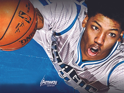 Elfrid Billboard basketball billboard blue design fl florida magic nba orlando orlando magic print pure magic