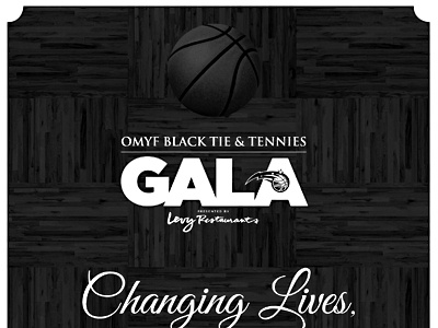 Gala Invite amway center basketball blue creative die cut florida nba orlando orlando magic print spot uv typography