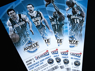 Ticket Concepts basketball central florida florida magic nba orlando orlando magic playoffs print pro sports basketball sports tickets