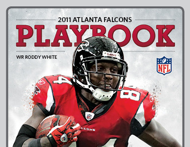 Playbook Cover Green Bay atlanta falcons football green bay packers nfl roddy white