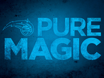 Pure Magic Texture design magic nba orlando orlando magic photoshop print texture typography