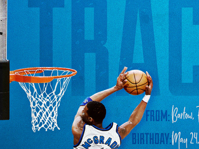 T-MAC Dunk design graphic design magic nba orlando orlando magic social media