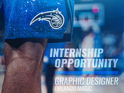 Magic Internship design graphic design intern internship magic nba orlando orlando magic