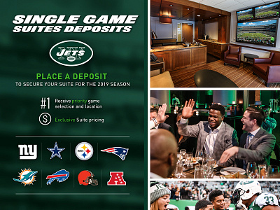 JETS AT COLTS GAMEDAY GUIDE EMAIL by Justin Garand on Dribbble