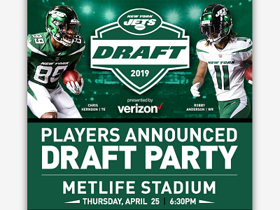 Draft Party - Players Announced