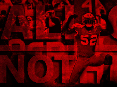 P.Willis 49ers bay defense design football gold nfc nfc west nfl patrick willis photography red sanfran sanfrancisco type typography west west coast