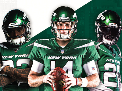 Big 3 design football graphic design green jets new york new york jets nfl nyc nyj photoshop