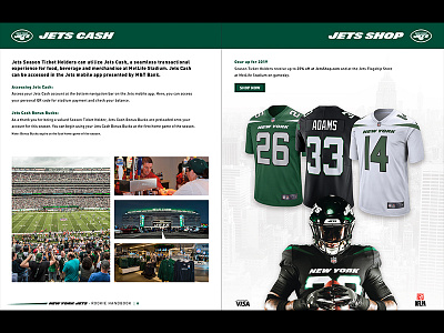 Jets Cash & Jets Shop book digital jets new york new york city new york jets nfl nyc nyj typography