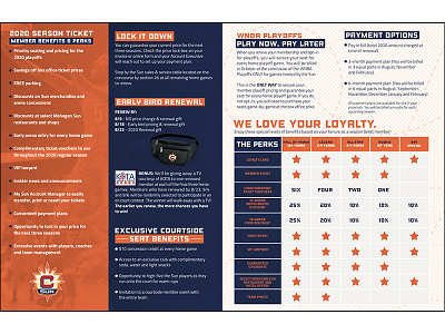 Sun Sales Brochure basketball brochure connecticut connecticut sun ct design graphic design print typography wnba