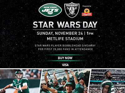 JETS STAR WARS DAY creative design football graphic design new york new york city new york jets nfl nyc nyj star wars