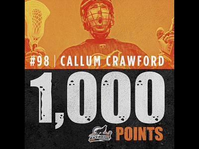 1000 POINT MILESTONE black wolves creative graphic design new england black wolves social media typography