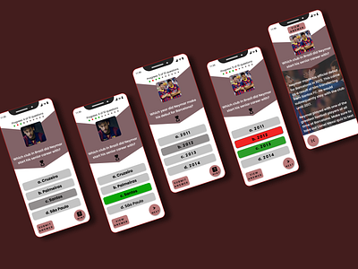 Quiz App UI app design designer designs ui user interface user interface design userinterface ux