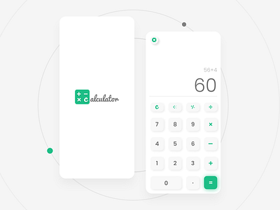 Calculator UI design ui