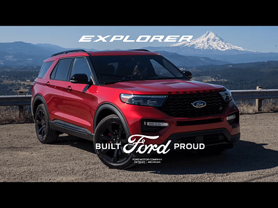 Ford Explorer Promo Cut Interpretation animation branding ford explorer logo tumult hype vehicle