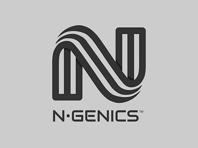 n•genics logo animation animation design logo tumult hype