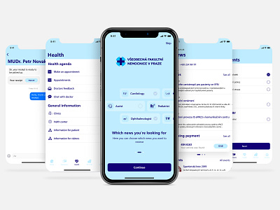 Smart Hospital iOS App app design ios native native app typography ui ux