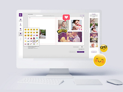 Online album creator app desktop digital mobile online photography ux