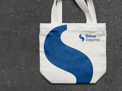 Salvo Tote blue brand branding design logo