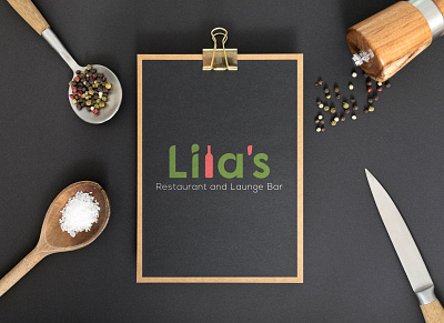 Lila's branding design flat graphic design illustration illustrator logo minimal typography vector